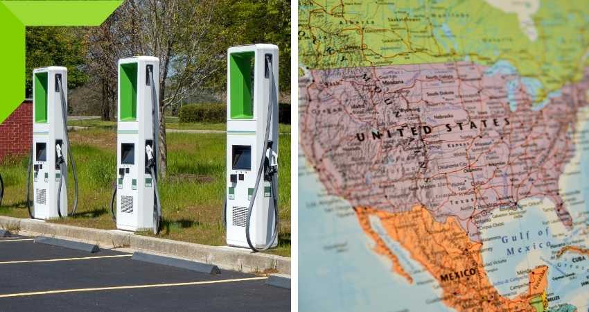 A Comparison Table on Charging Cost of Ford Lightning at Home and With A Public Charger in different US states