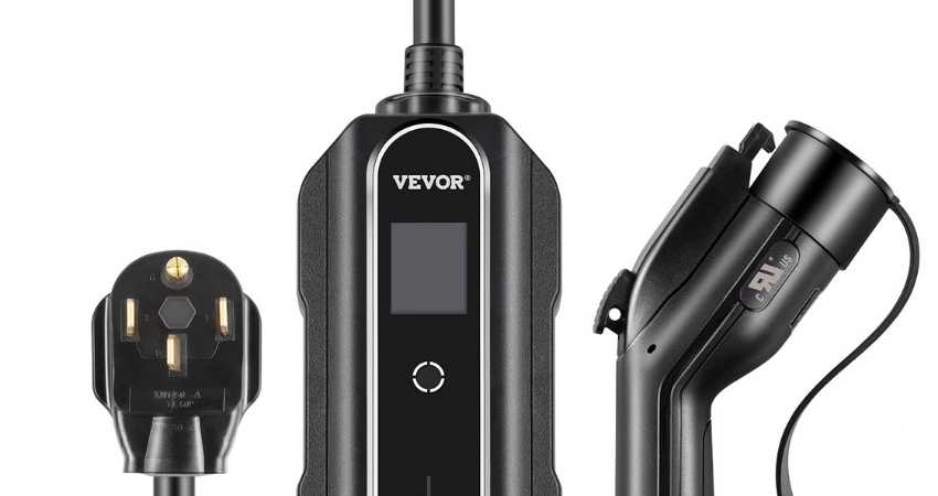 VEVOR-Level-2-EV-Charger-32-Amp-110-240V-Portable-Electric-Vehicle-Charger-with-25-ft-J1772-Charging-Cable-NEMA-14-50-Plug